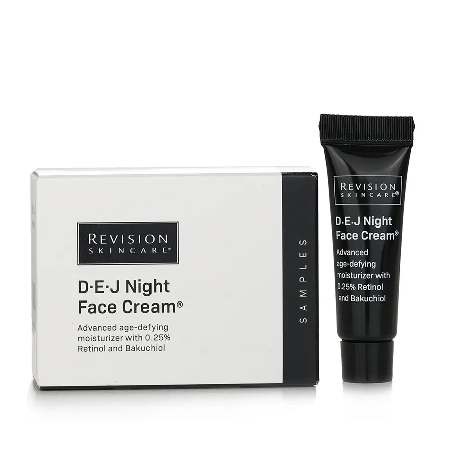 Set Kem Dưỡng Hỗ Trợ Trẻ Hóa Da Revision Skincare D·E·J Night Face Cream (Sample Pack) 12 Tuýp