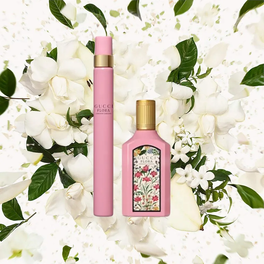 Set Nước Hoa Mini Nữ Gucci Flora Gorgeous Gardenia EDP 2 Món (5ml