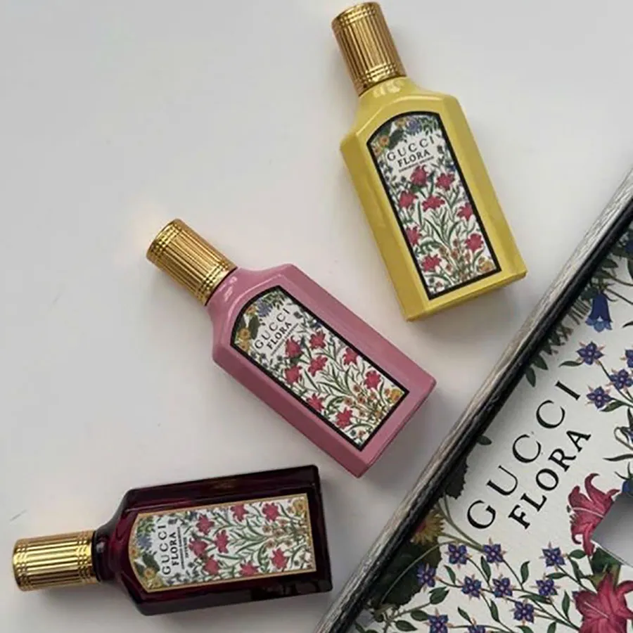 Set Nước Hoa Nữ Gucci Flora Eau De Parfum 3 Món (5ml x 3) | Vua