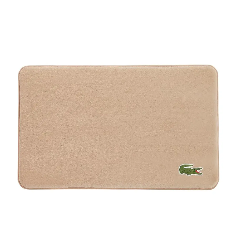 Thảm Sàn Lacoste Crocodile Memory Foam Bath Rug R16752N151930NT Sand Màu Vàng Cát