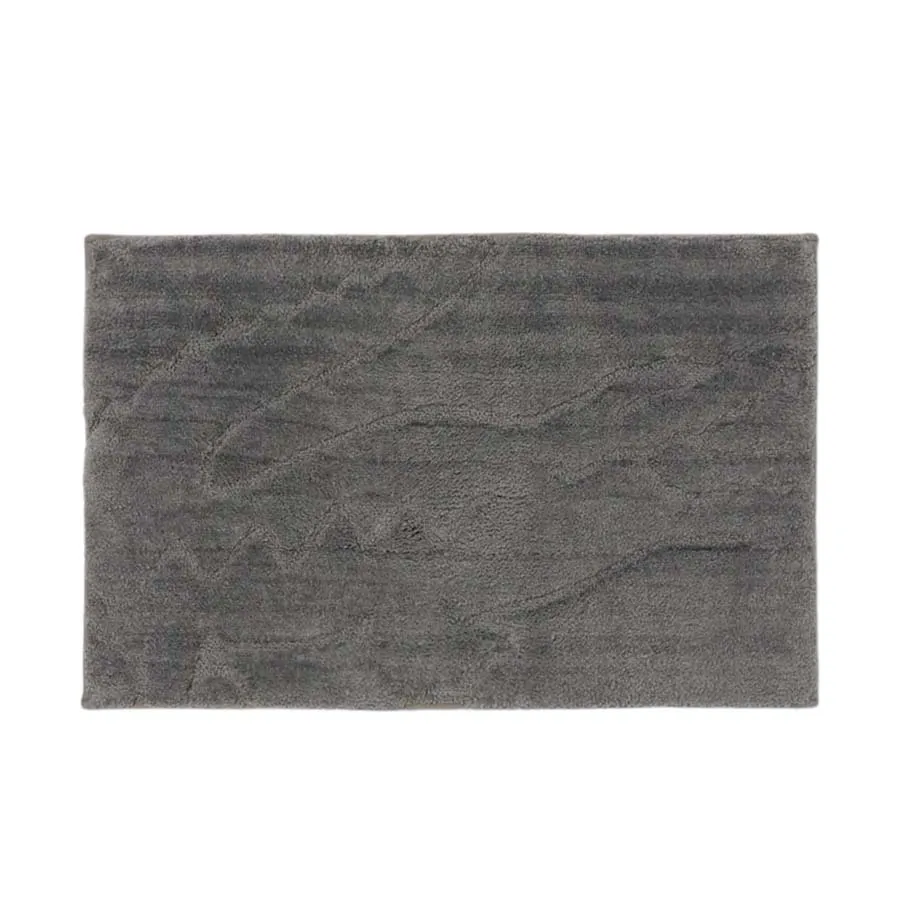 Thảm Sàn Lacoste Heritage Bath Rug 4000000812 Meteorite Màu Xám Đậm