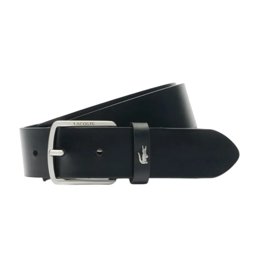 Thắt Lưng Nam Lacoste Smooth Leather Belt RC4082 000 Màu Đen Size 100