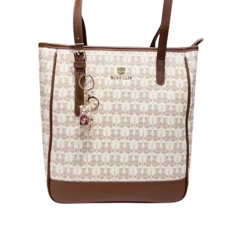 Túi Xách Tay Nữ Guoo Bear GU1261-37860 Màu Nâu Be