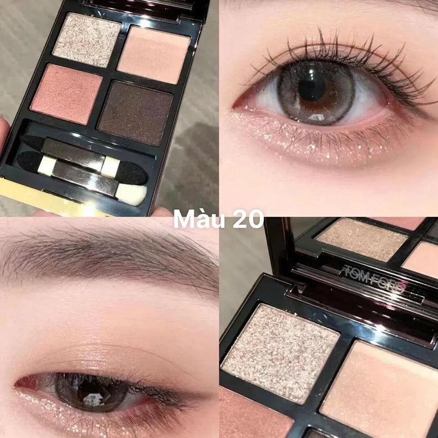 Bảng Phấn Mắt Tom Ford Eye Color Quad Tone 20 Disco Dust | Vua