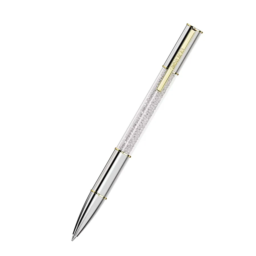 Bút Ký Unisex Swarovski Crystalline Ballpoint Pen Silver Tone, Mixed Metal Finish 5688637 Màu Vàng Bạc