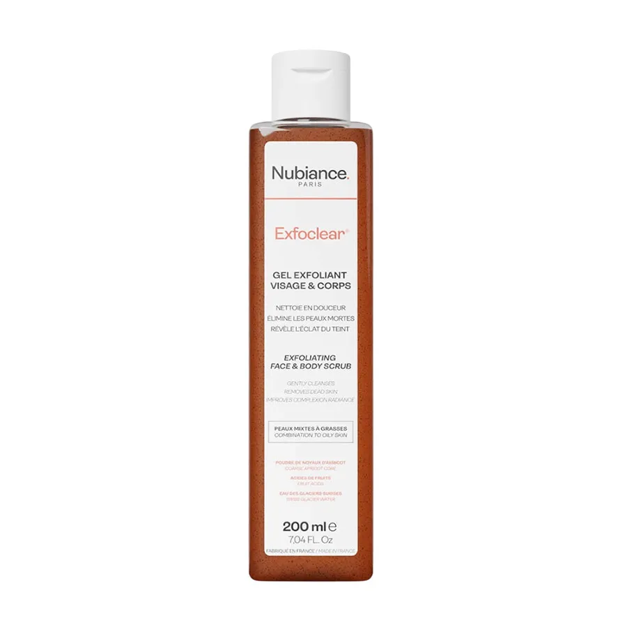 Gel Thanh Tẩy Da Mặt Và Body Nubiance Exfoclear Exfoliating Face & Body Scrub 200ml