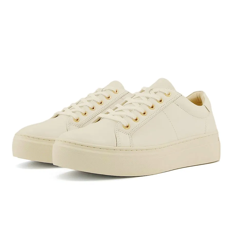 Giày Sneaker Nữ Vagabond Zoe Platform Ivory Màu Trắng Size 38