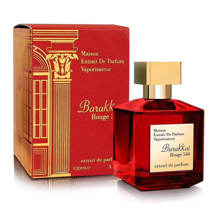 Nước Hoa Unisex Fragrance World Maison Vaporisateur Barakkat Rouge 540 Extrait De Parfum 100ml