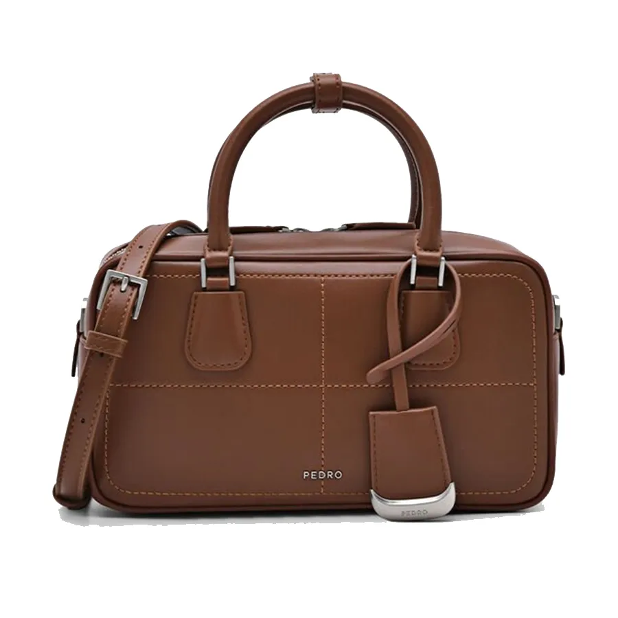 Túi Đeo Chéo Nữ Pedro Seren Bowling Bag - Cognac PW2-65060007-1_COGNAC ...