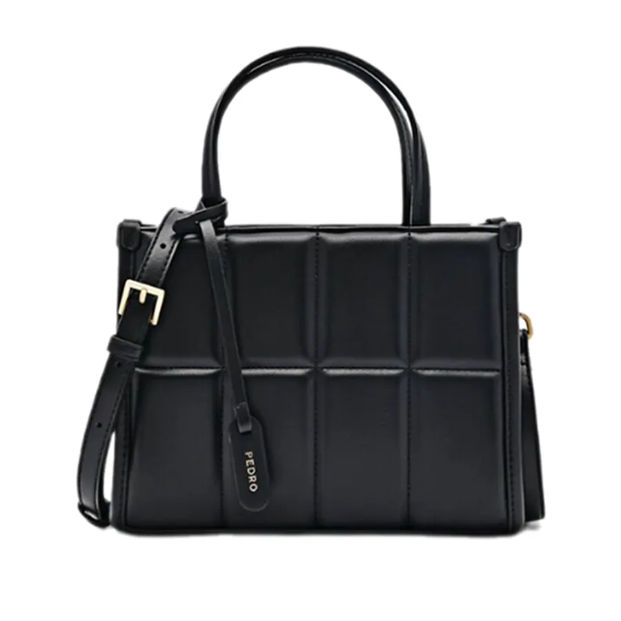 Túi Xách Tay Nữ Pedro Mini Quilted Rectangular Handbag Black PW2 ...