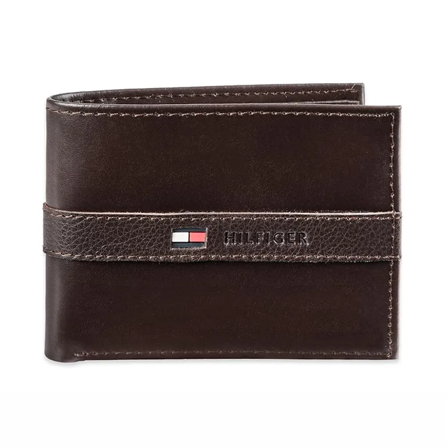 Ví Nam Tommy Hilfiger B0DCN7LVRS Màu Nâu Đậm