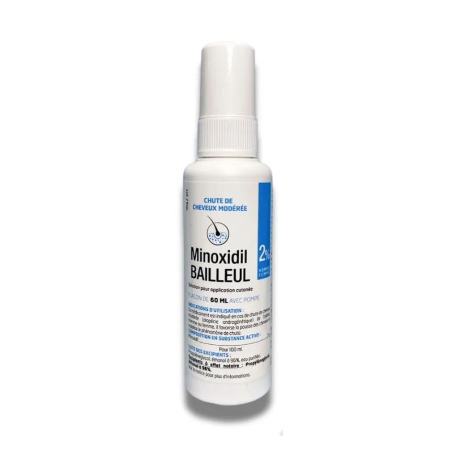 Xịt Mọc Tóc Laboratoires Bailleul Minoxidil Bailleul 2% - 60ml