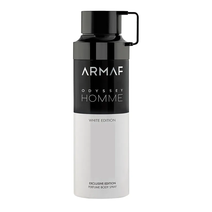 Xịt Thơm Hương Nước Hoa Nam Armaf Odyssey Homme White Edition Body Spray 200ml