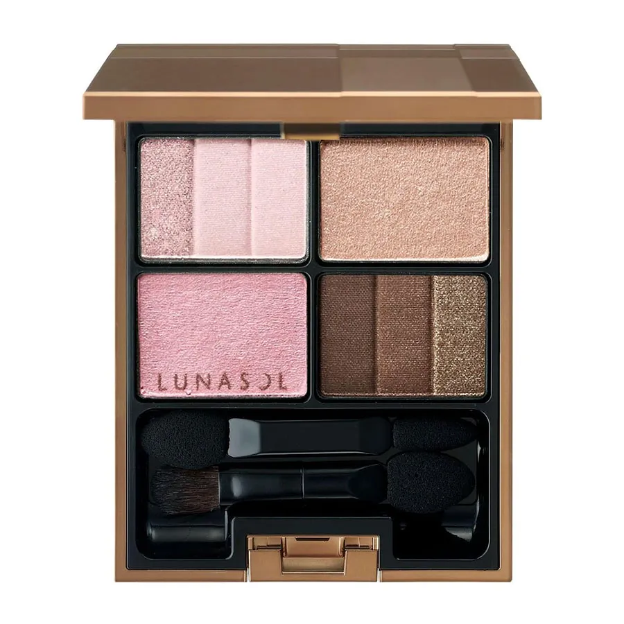 Bảng Phấn Mắt Lunasol Three Dimensional Eyes Tone 02 Soft Beige, 4g