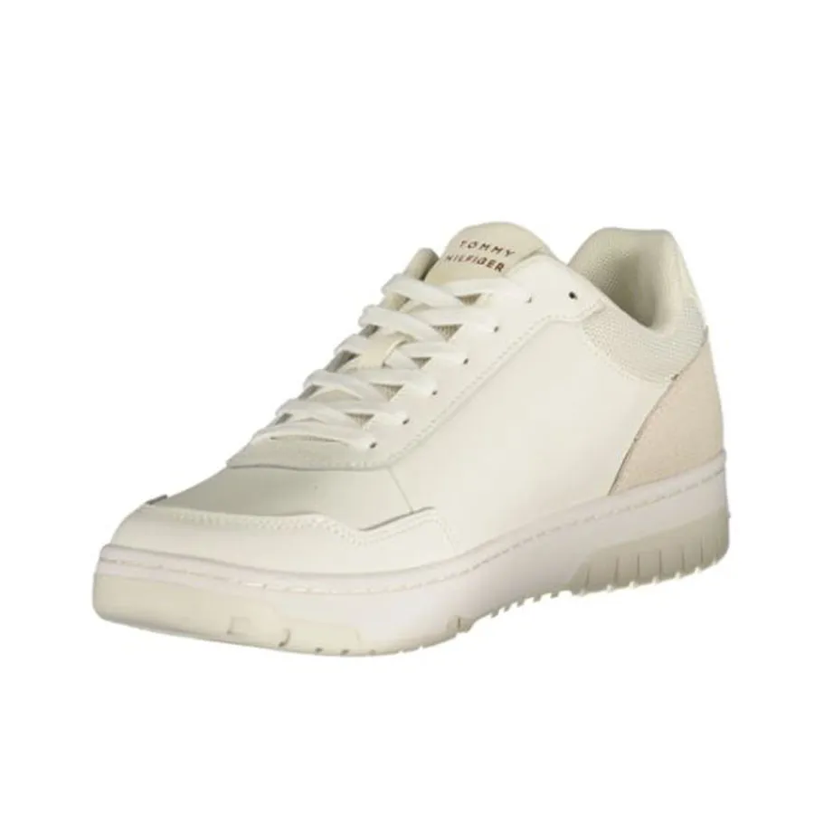 Giày Sneaker Nam Tommy Hilfiger Shoes FM0FM05714_BIZ00 Màu Trắng Size 42