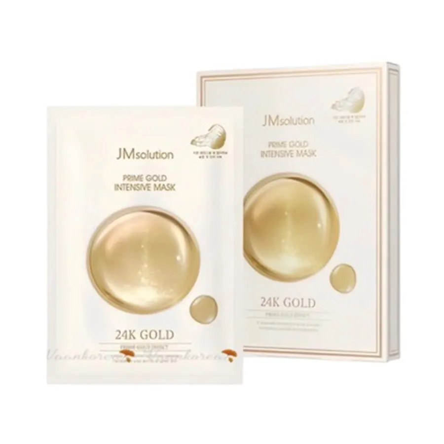 Mặt Nạ Tinh Chất Vàng Cấp Ẩm, Hỗ Trợ Trẻ Hóa Da JM Solution Prime Gold Intensive Mask
