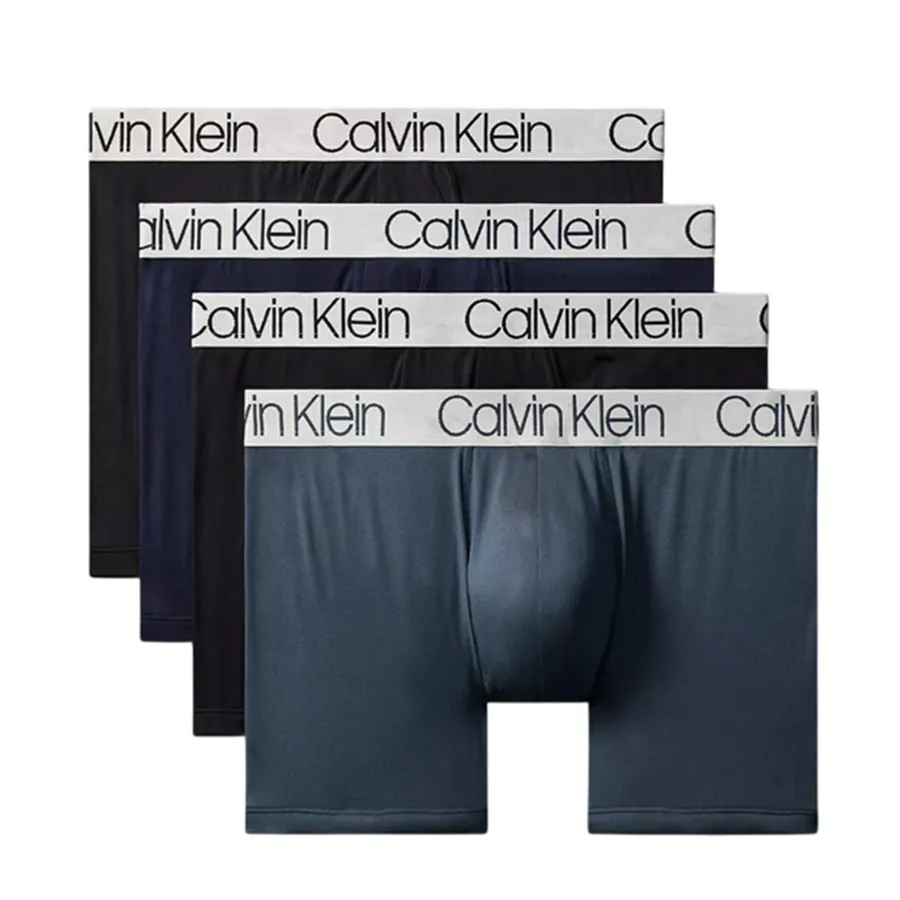 Set 4 Quần Lót Nam Calvin Klein CK NB2742O - 903 Màu Xanh/Đen Size M
