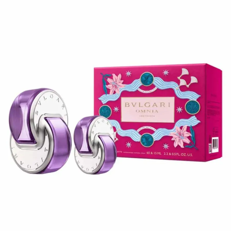 Set Nước Hoa Nữ Bvlgari Omnia Amethyste EDT (65ml + 15ml) | Vua