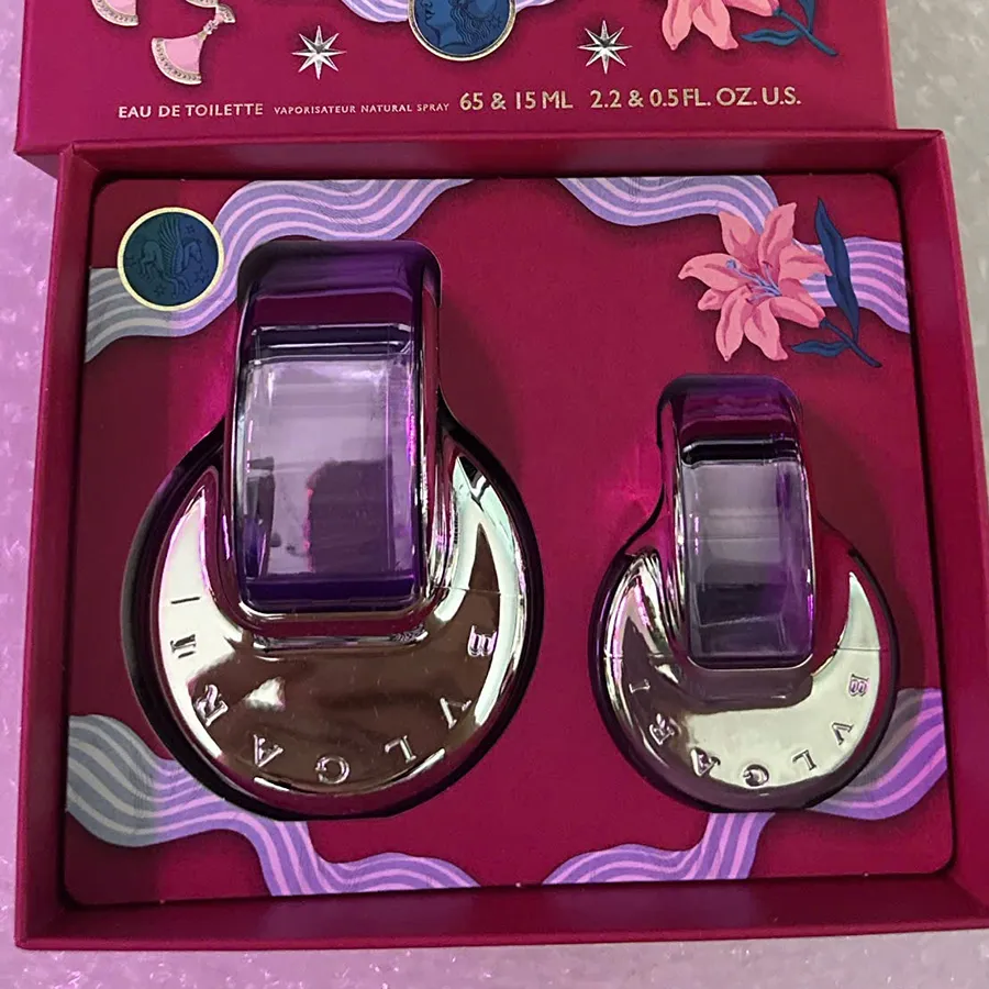 BVLGARI OMNIA AMETHYSTE セット 65ml & 15ml Set Nước Hoa Nữ Bvlgari Omnia Amethyste EDT (65ml + 15ml) | Vua