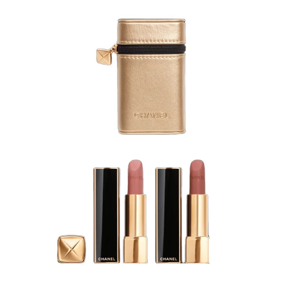 Set Son Lì Chanel Rouge Allure Velvet 2 Món | Vua Hàng Hiệu