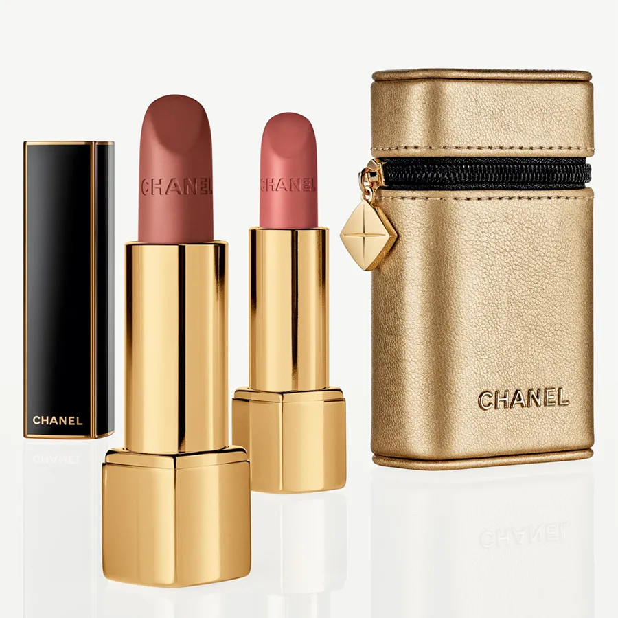 Set Son Lì Chanel Rouge Allure Velvet 2 Món | Vua Hàng Hiệu