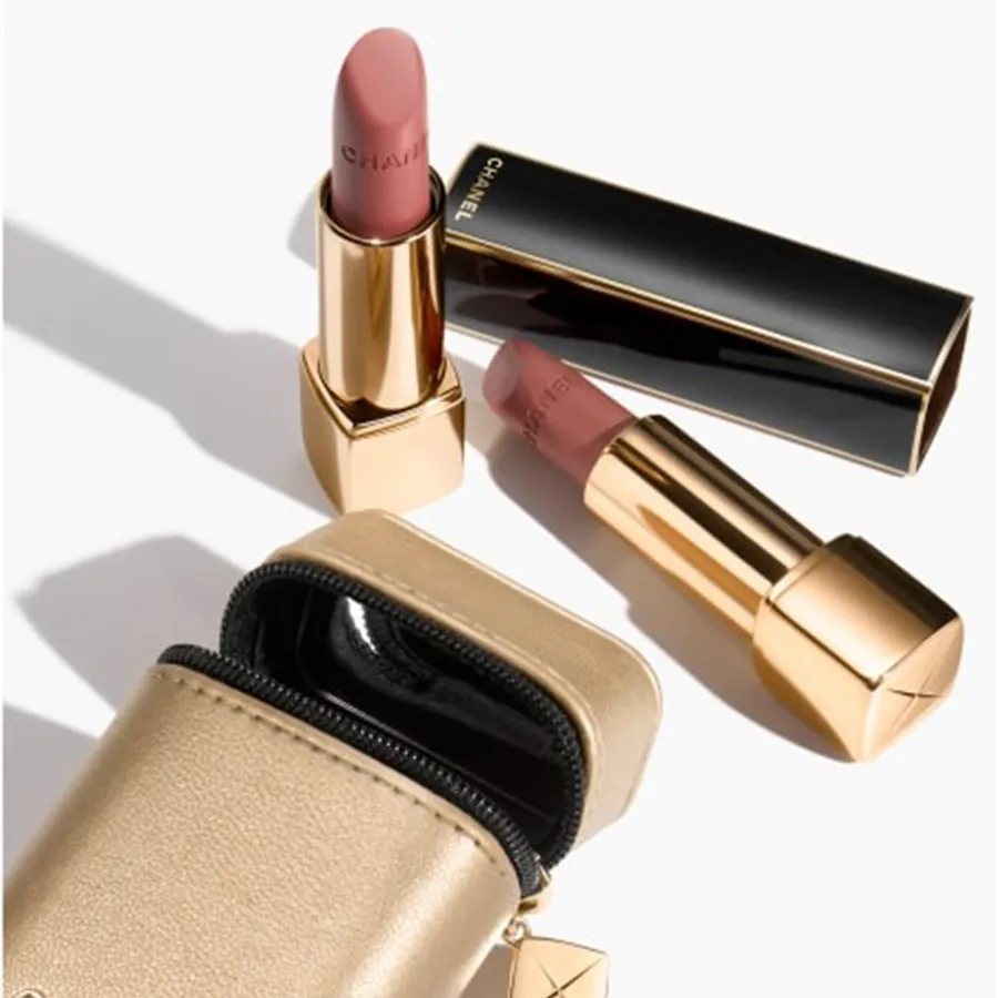 Set Son Lì Chanel Rouge Allure Velvet 2 Món | Vua Hàng Hiệu