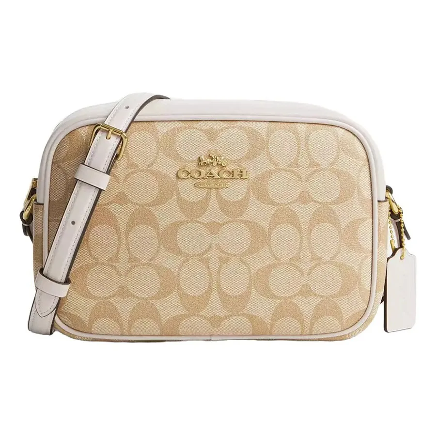 Túi Đeo Chéo Nữ Coach&nbsp;Jamie Camera Crossbody Bag Màu Trắng Be