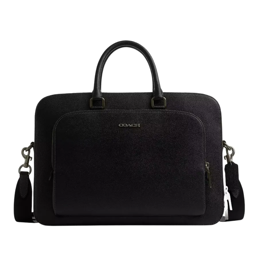 Túi Xách Tay Coach Ethan Brief CR275 Gunmetal/Black Màu Đen