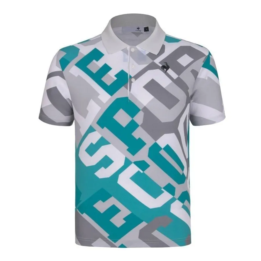 Áo Polo Nam Le Coq Sportif LG6SHST0MV-GR00 Màu Xám - Xanh Size L