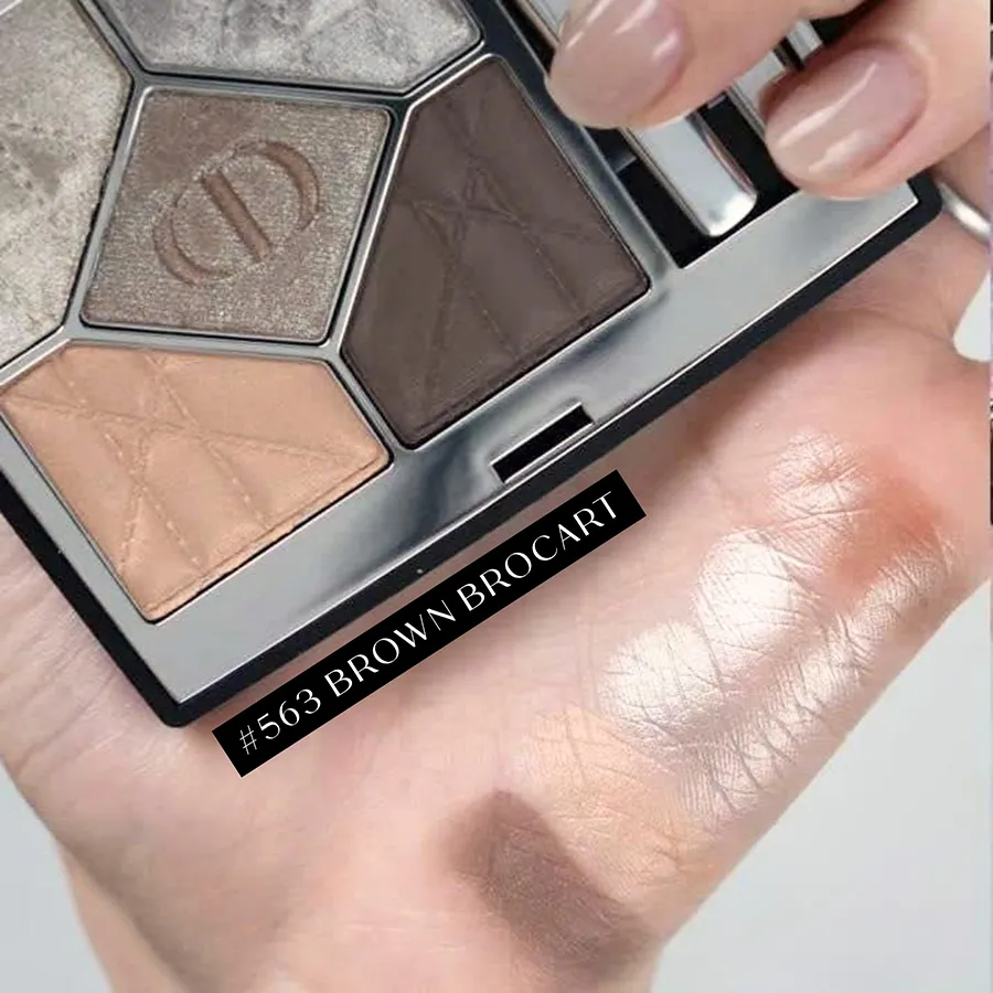 Bảng Phấn Mắt Dior 5 Couleurs Eyeshadow Palette 563 Brown Brocart