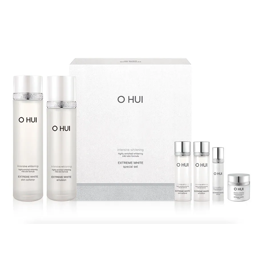 Bộ Dưỡng Da Ohui Extreme White 2pcs Special Set 6 Món