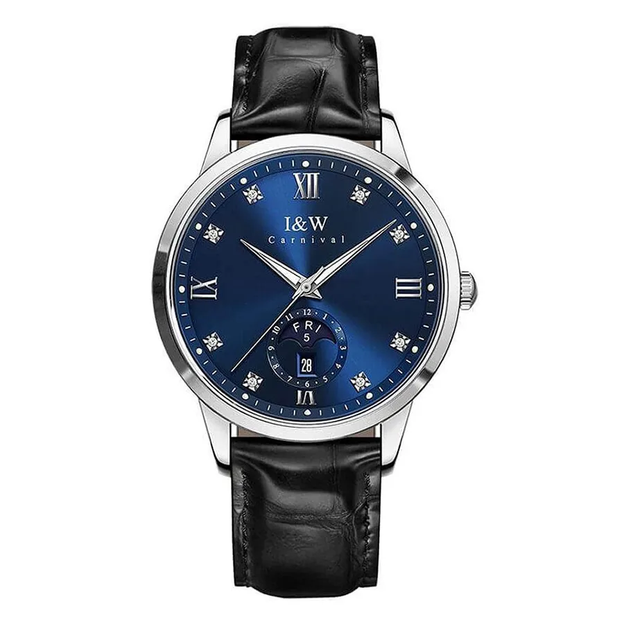 Đồng Hồ Nam I&W Carnival 41mm 55831G-D6 Màu Xanh Đen