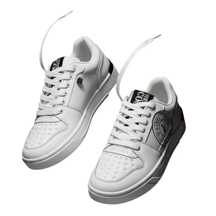 Giày Sneaker Nam Versace 74YA3SJ1 ZP226 003 Màu Trắng Size 39