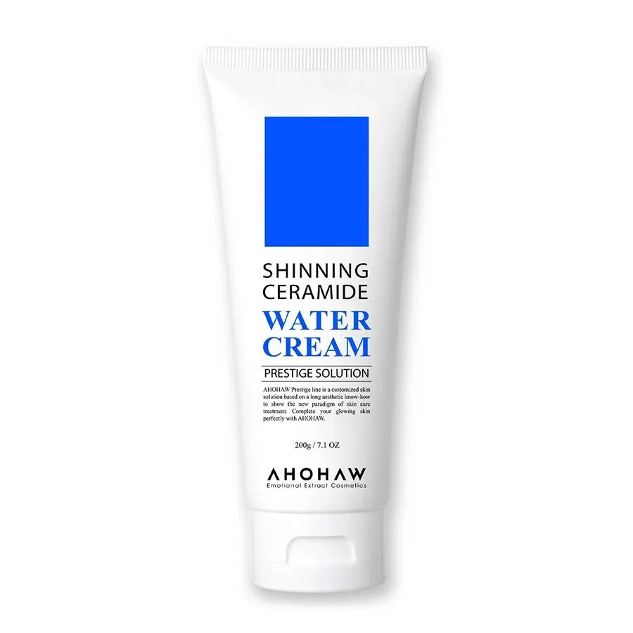 Kem Dưỡng Làm Dịu Và Phục Hồi Da Nhanh Ahohwa Shinning Ceramide Water Cream 200g
