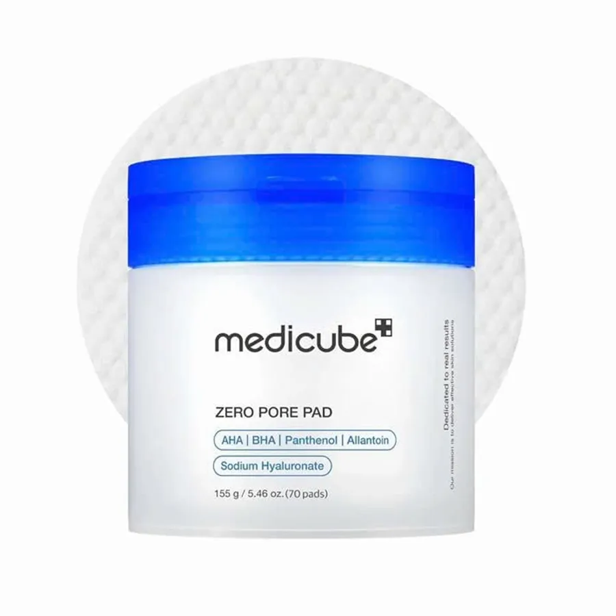 Toner Pad Hỗ Trợ Thu Nhỏ Lỗ Chân Lông Và Kiểm Soát Bã Nhờn Medicube Zero Pore Pad 155g/70 Miếng