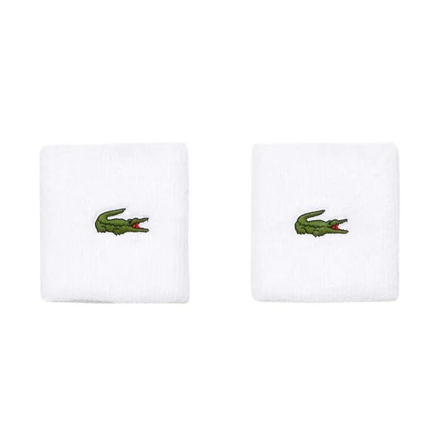 Băng Đeo Cổ Tay Lacoste Sport Stretch Cotton Jersey Wristband RL9272-001 Màu Trắng
