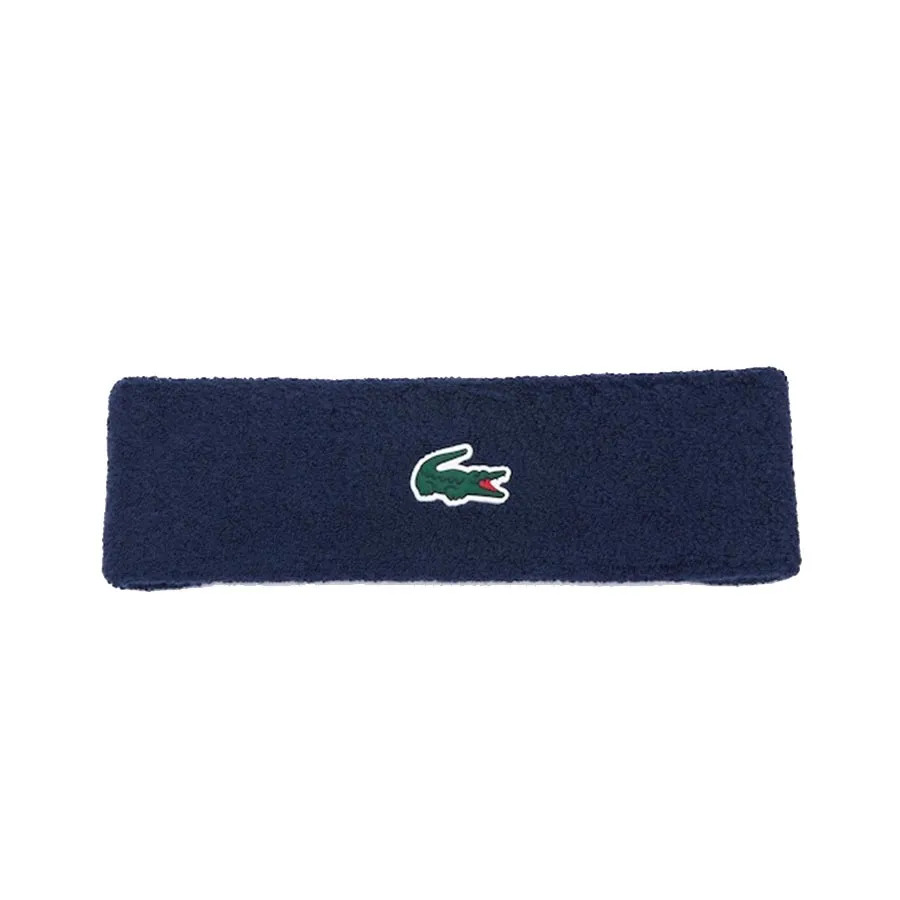 Băng Đô Lacoste Logo Headband Bleu Marine RL7569-166 Màu Xanh Navy