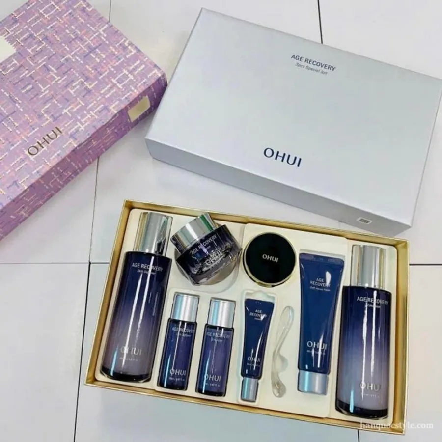 Bộ Dưỡng Da Ngăn Ngừa Lão Hóa Ohui Age Recovery Special Set 3pcs