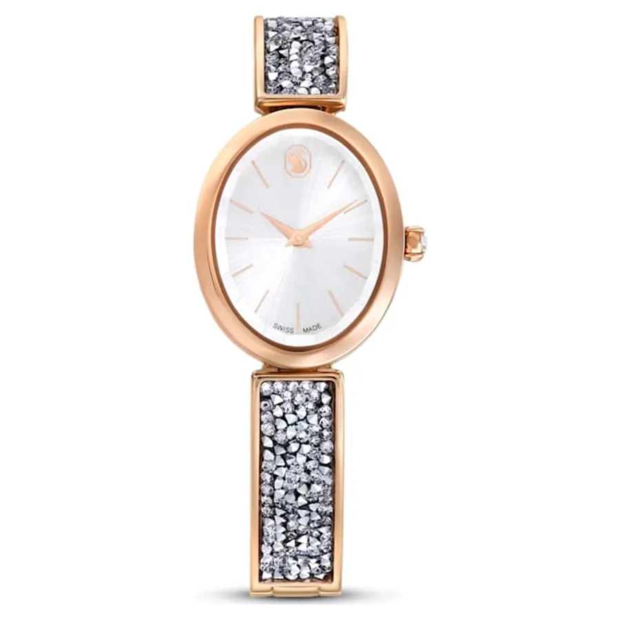Đồng Hồ Nữ Swarovski Crystal Rock Oval Watch Swiss Made, Crystal ...