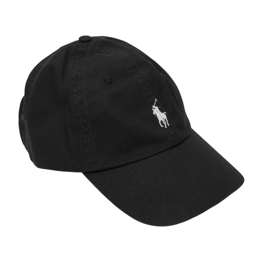 Mũ Nam Ralph Lauren Cotton Chino Baseball Cap Màu Đen