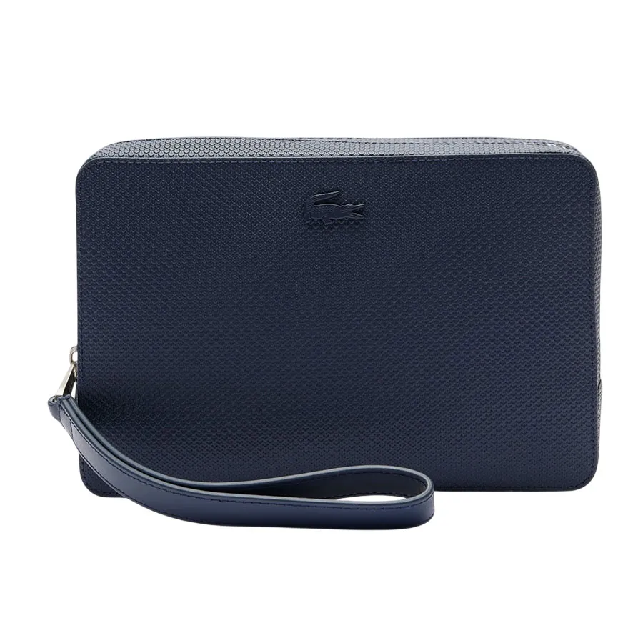 Túi Cầm Tay Nam Lacoste Men's Chantaco Piqué Bag NH2922 - 021 Màu Xanh Navy