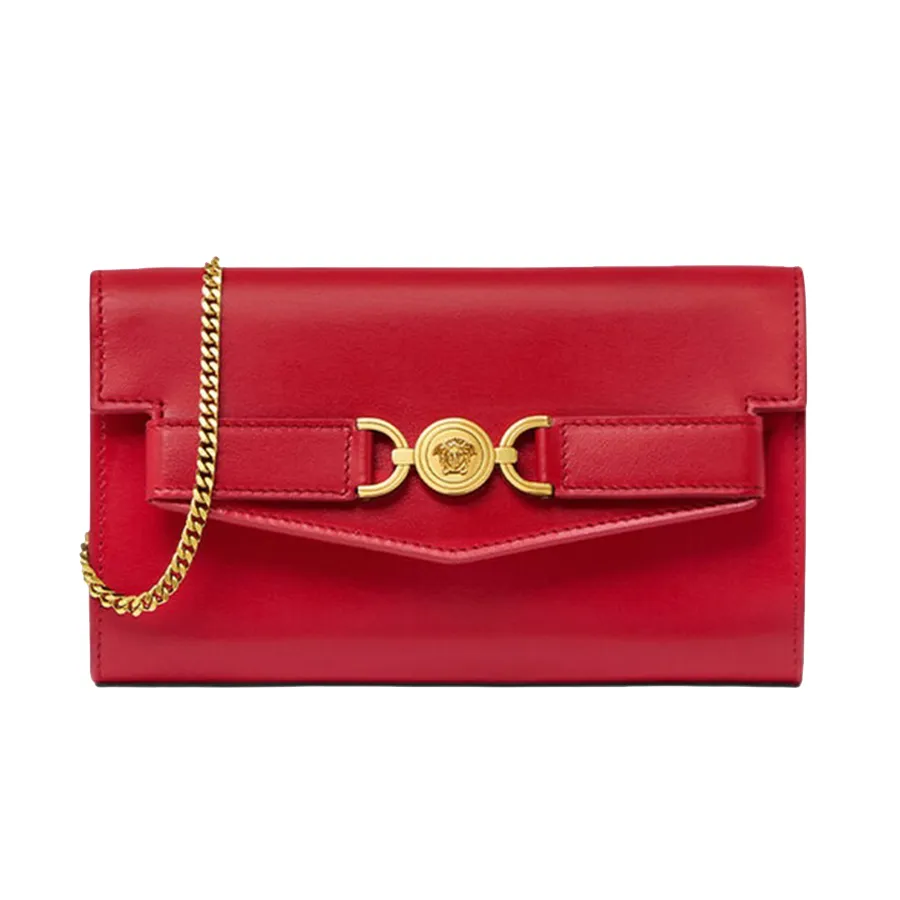 Ví Nữ Versace Medusa 95 Red Leather Wallet 10150701A107951RB3V Màu Đỏ
