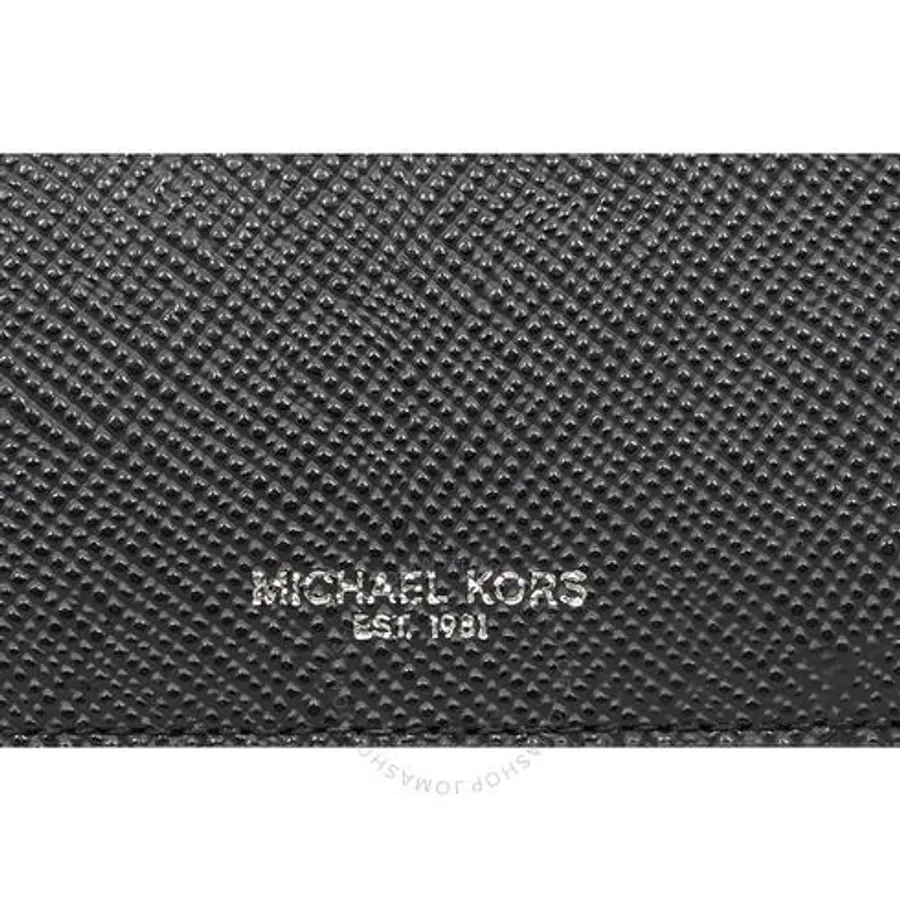 Mua Ví Cầm Tay Michael Kors Men's Harrison Leather Card Case Business Card  Holder Màu Đen chính hãng, Giá tốt