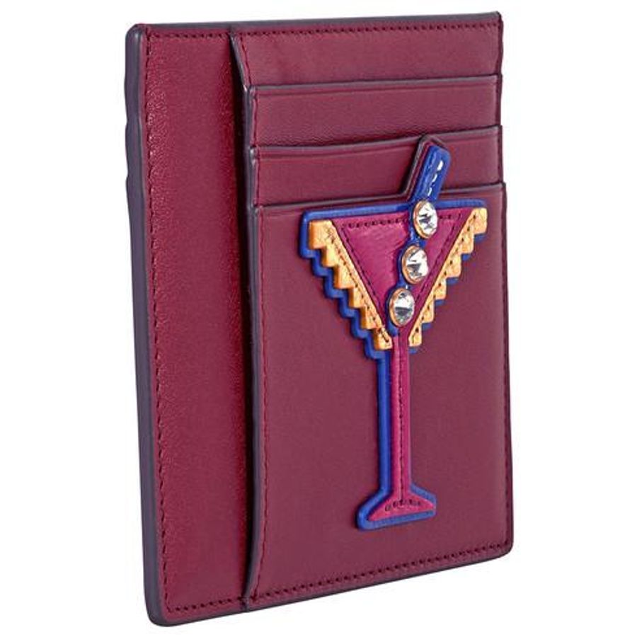 Mua Ví Card Tory Burch Martini Applique Square Card Case - Imperial Garnet  Màu Đỏ Đô - Tory Burch - Mua tại Vua Hàng Hiệu 42846-609