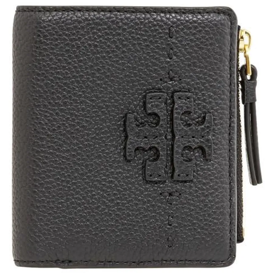 Tory Burch Ví - Ví Nhỏ Tory Burch McGraw Bi-Fold Mini Wallet- Black Màu Đen - Vua Hàng Hiệu