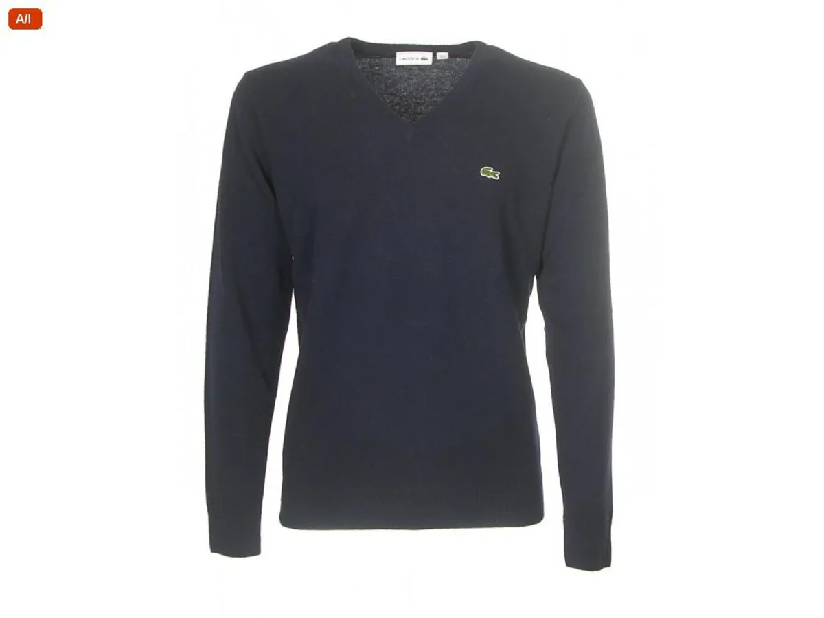 Áo Len Lacoste AH 3003 00 166 Màu Xanh Navy Size FR2 | Vua Hàng Hiệu