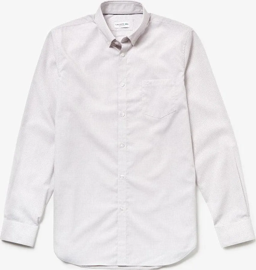 Mua Ao Sơ Mi Lacoste Ch 0439 51 7fd Kẻ Caro Nhỏ Mau Trắng Size Fr 38 Lacoste Mua Tại Vua Hang Hiệu Ch 0439 51 7fd