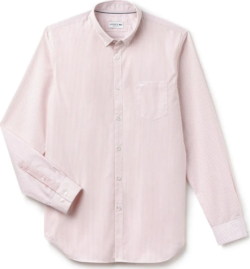 Mua Ao Sơ Mi Lacoste Ch 9619 00 Nny Kẻ Sọc Nhỏ Mau Hồng Nhạt Size Fr 38 Lacoste Mua Tại Vua Hang Hiệu Ch 9619 00 Nny