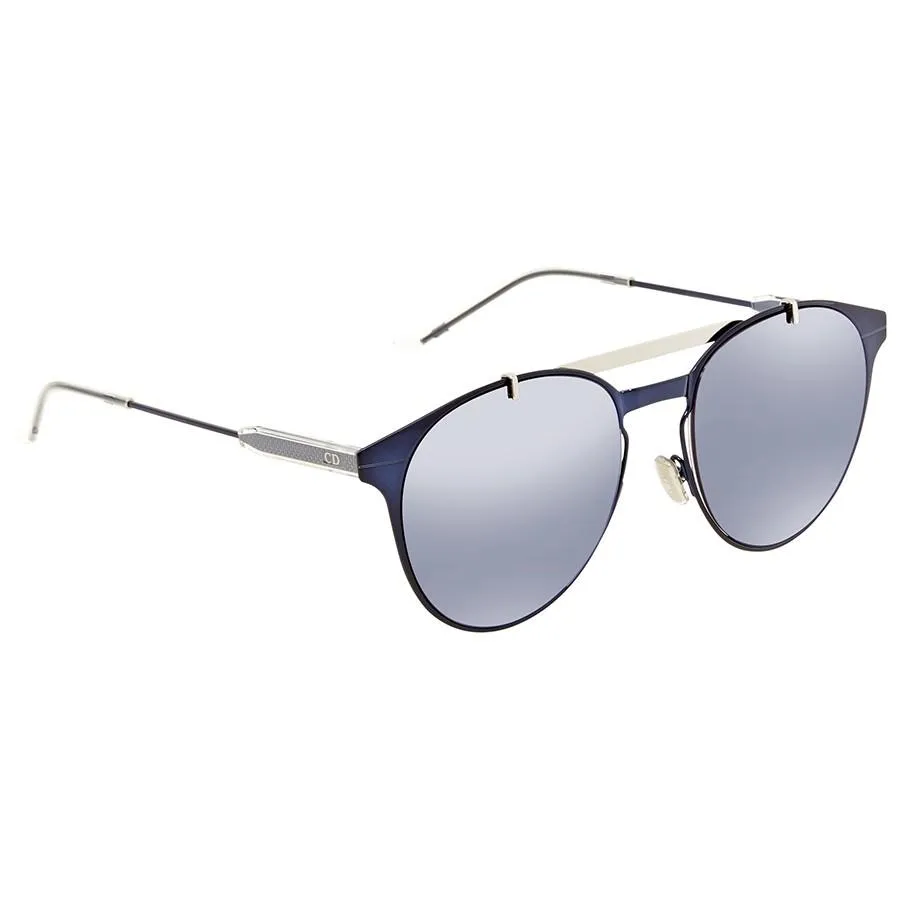 Kính Mát Dior Motion Blue Sky Mirror Browline Men's Sunglasses