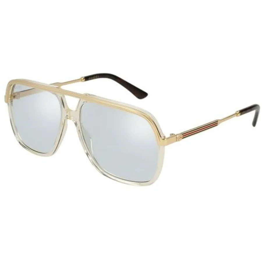 Order Kính Mát Gucci Light Blue Rectangular Unisex Sunglasses GG0200S 005  57 - Gucci - Đặt mua hàng Mỹ, Jomashop online